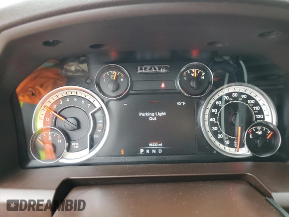 2018 Ram 2500 Big Horn with VIN 3C6UR5MJXJG117001, listed as a Copart auction lot 48939635 with 96,332 mi miles and Salvage title. Bid and sale history available at DreamBid. Image 9.