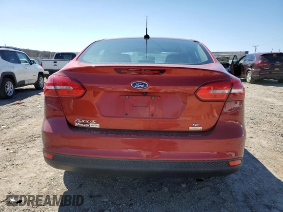 2018 Ford Focus SE with VIN 1FADP3FEXJL255925, listed as a Copart auction lot 50629035 with 51,756 mi miles and Salvage Title. Bid and sale history available at carsss.com. Image 6.
