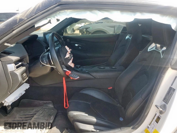 2021 Toyota Supra 3.0 with VIN WZ1DB0C05MW034477, listed as a Copart auction lot 61302525 with 80,962 mi miles and Salvage title. Bid and sale history available at DreamBid. Image 8.
