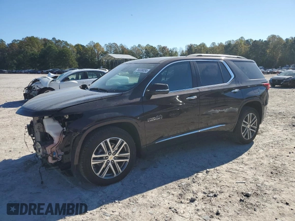 2022 Chevrolet Traverse High Country with VIN 1GNEVNKW0NJ179705, listed as a Copart auction lot 76338034 with 31,206 mi miles and Salvage title. Bid and sale history available at DreamBid. Image 1.