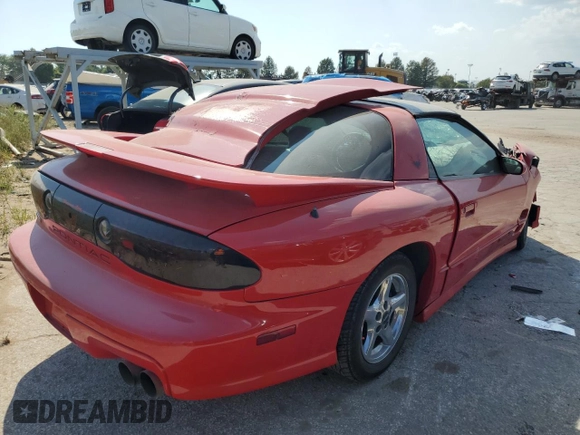 1999 Pontiac Firebird Formula with VIN 2G2FV22GXX2220910, listed as a Copart auction lot 71288224 with Not provided miles and Salvage title. Bid and sale history available at DreamBid. Image 3.