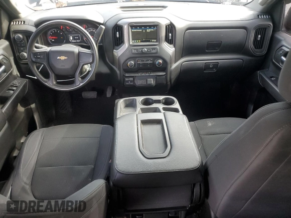 2019 Chevrolet Silverado 1500 Custom with VIN 1GCUYBEF7KZ268867, listed as a Copart auction lot 80945794 with 99,914 mi miles and Salvage Title. Bid and sale history available at DreamBid. Image 8.