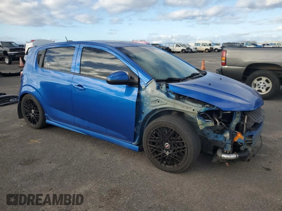 2017 Chevrolet Sonic LT with VIN 1G1JD6SB5H4129410, listed as a Copart auction lot 42488925 with 97,579 mi miles and Non Repairable. Bid and sale history available at carsss.com. Image 4.