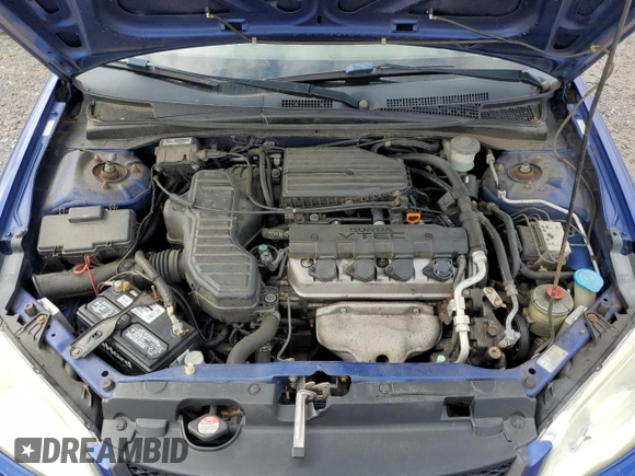 2005 Honda Civic Cpe EX with VIN 1HGEM22995L011815, listed as a Copart auction lot 68247064 with 162,270 mi miles and Salvage Title. Bid and sale history available at carsss.com. Image 12.