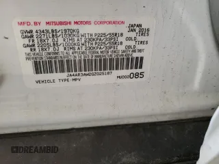 2016 Mitsubishi Outlander Sport 2.4 ES with VIN JA4AR3AW2GZ025187, listed as a Copart auction lot 48677975 with 133,172 mi miles and Salvage Title. Bid and sale history available at carsss.com. Image 15.