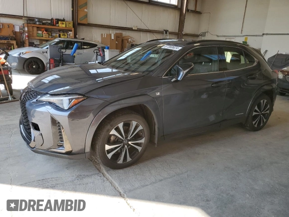 2022 Lexus UX 250h F Sport with VIN JTHR9JBH7N2056940, listed as a Copart auction lot 67380624 with 47,854 mi miles and Salvage Title. Bid and sale history available at DreamBid. Image 1.