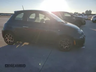 2013 FIAT 500 Turbo with VIN 3C3CFFHH5DT607243, listed as a Copart auction lot 84547324 with 0 mi miles and Salvage Title. Bid and sale history available at carsss.com. Image 4.
