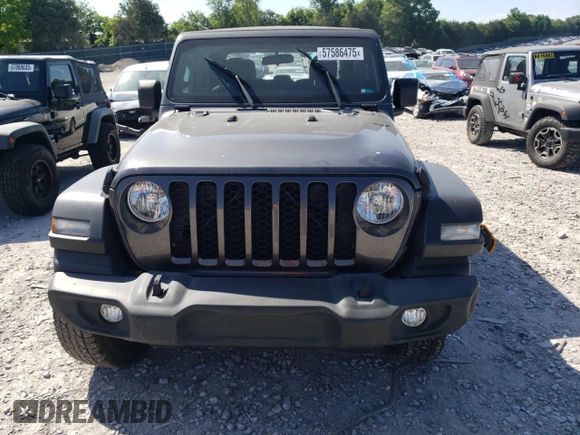 2021 Jeep Gladiator Freedom с VIN 1C6HJTAG4ML580023, выставлен на аукционе Copart как лот 57586475 с пробегом 64 022 миль миль и Списание • Salvage title. История ставок и продаж доступна на DreamBid. Изображение 5.