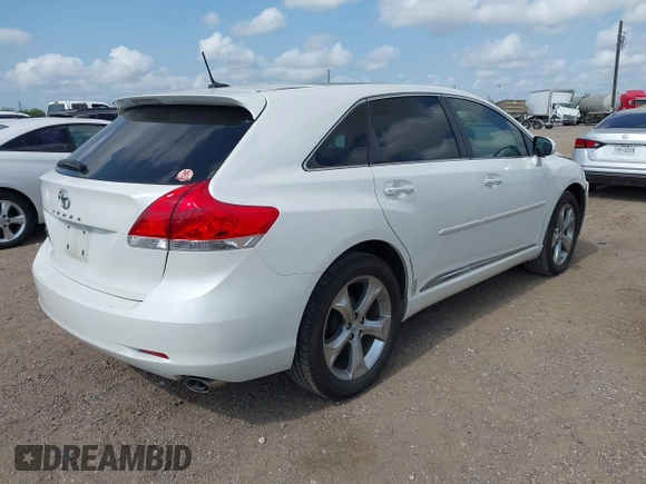 2011 Toyota Venza with VIN 4T3ZK3BB0BU040014, listed as a IAAI auction lot 42342427 with 183,446 mi miles and . Bid and sale history available at DreamBid. Image 4.