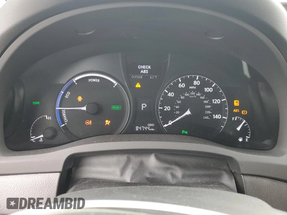 2015 Lexus RX 450h with VIN 2T2ZB1BA6FC001449, listed as a Copart auction lot 55266185 with 84,744 mi miles and Salvage title. Bid and sale history available at DreamBid. Image 9.