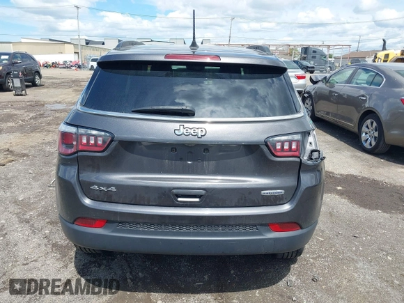 2020 Jeep Compass Latitude с VIN 3C4NJDBB9LT143240, выставлен на аукционе IAAI как лот 42236509 с пробегом 77 296 миль миль и . История ставок и продаж доступна на DreamBid. Изображение 16.