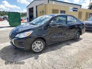 2024 Mitsubishi Mirage SE with VIN ML32FVFJ5RHF20283, listed as a Copart auction lot 61221435 with 6,324 mi miles and Clean title. Bid and sale history available at DreamBid. Image 1.