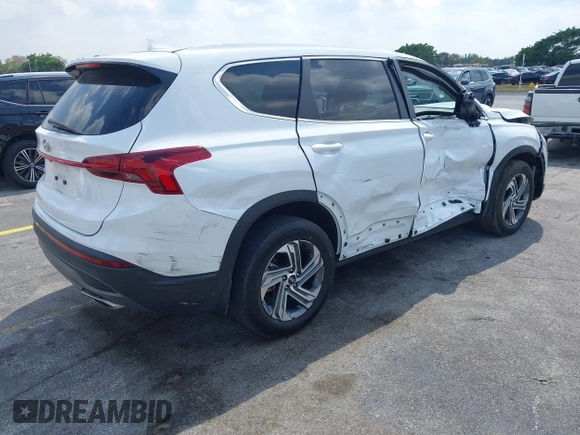2023 Hyundai Santa Fe SE with VIN 5NMS14AJ6PH631267, listed as a IAAI auction lot 42053761 with 17,880 mi miles and . Bid and sale history available at DreamBid. Image 4.