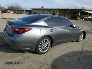 2018 Infiniti Q50 3.0t LUXE with VIN JN1EV7AR4JM430690, listed as a Copart auction lot 54324925 with 69,812 mi miles and Salvage Title. Bid and sale history available at carsss.com. Image 3.