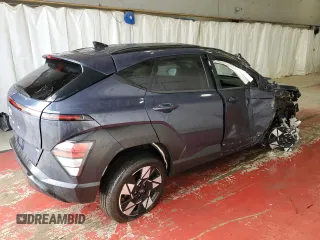 2024 Hyundai Kona SEL with VIN KM8HBCAB1RU122107, listed as a Copart auction lot 53721805 with 22,462 mi miles and Salvage Title. Bid and sale history available at carsss.com. Image 3.