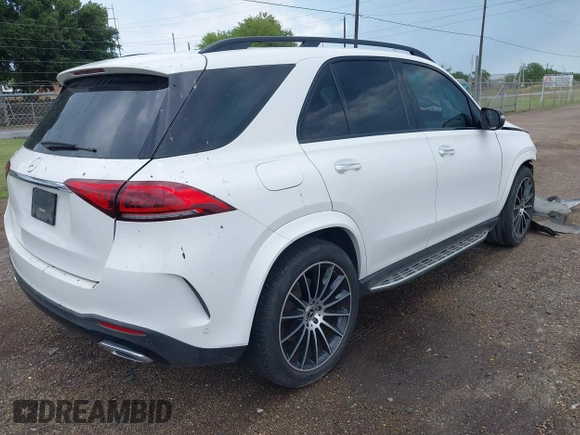 2020 Mercedes-Benz GLE 350 with VIN 4JGFB4JEXLA193905, listed as a IAAI auction lot 42347660 with 55,312 mi miles and . Bid and sale history available at DreamBid. Image 4.
