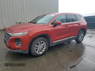 2019 Hyundai Santa Fe SEL z VIN 5NMS3CAD6KH093466, wystawiony jako Copart lot #56834555 z przebiegiem 36 479 mil mil oraz Szkoda całkowita • Salvage title. Historia ofert i sprzedaży dostępna na DreamBid. Obrazek 1.