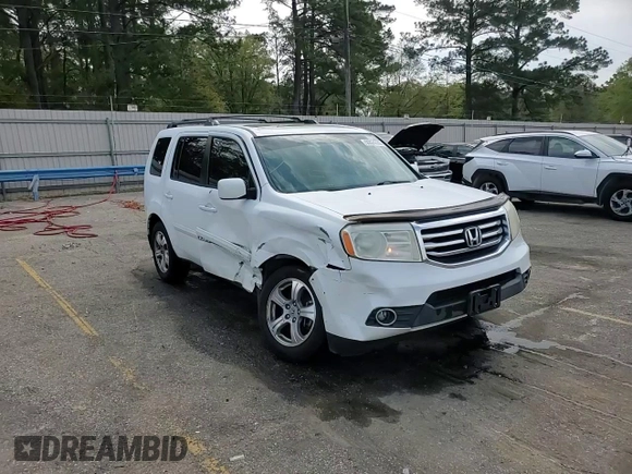 2013 Honda Pilot EX-L with VIN 5FNYF3H59DB036098, listed as a Copart auction lot 50824335 with 191,004 mi miles and Salvage Title. Bid and sale history available at DreamBid. Image 14.