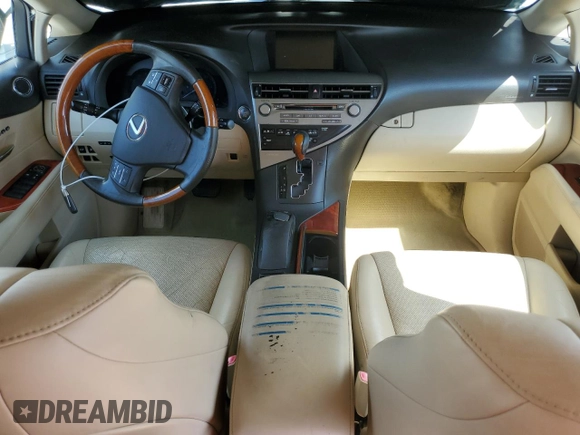 2010 Lexus RX 350 with VIN JTJZK1BA2A2400139, listed as a Copart auction lot 51265835 with 149,430 mi miles and Salvage Title. Bid and sale history available at DreamBid. Image 8.