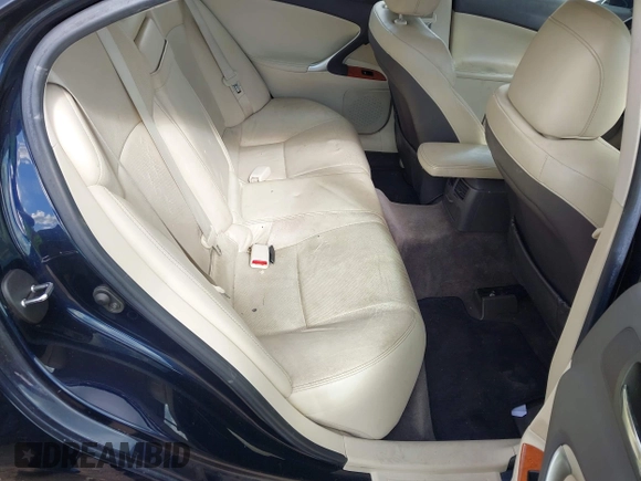 2009 Lexus IS 250 with VIN JTHCK262695031554, listed as a IAAI auction lot 42262468 with 163,631 mi miles and . Bid and sale history available at DreamBid. Image 8.