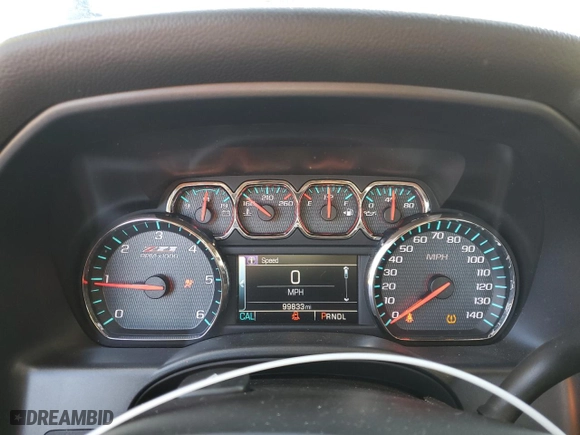 2017 Chevrolet Silverado 1500 LT with VIN 3GCUKREC5HG216579, listed as a Copart auction lot 45313165 with 99,833 mi miles and Salvage Title. Bid and sale history available at carsss.com. Image 9.