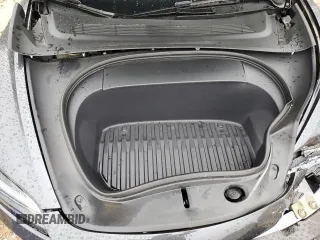 2024 Tesla Model 3 with VIN 5YJ3E1EA8RF755854, listed as a Copart auction lot 45986995 with 7,374 mi miles and Salvage Title. Bid and sale history available at DreamBid. Image 12.