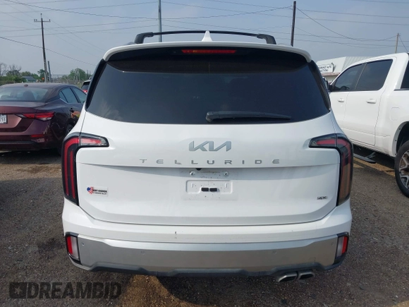 2024 Kia Telluride SX Prestige X-Pro with VIN 5XYP5DGC0RG511416, listed as a IAAI auction lot 41927458 with 7,206 mi miles and . Bid and sale history available at DreamBid. Image 16.
