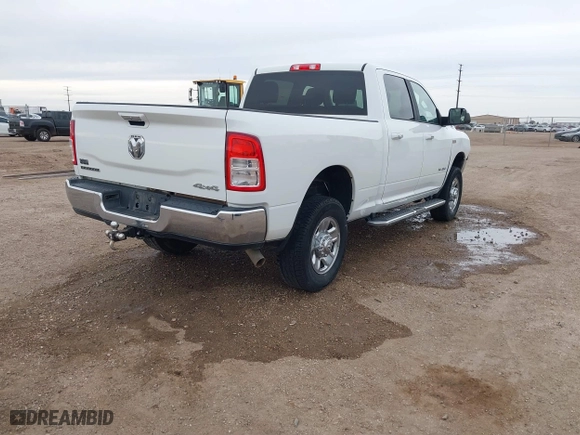 2019 Ram 2500 Big Horn with VIN 3C6UR5DJ8KG544954, listed as a IAAI auction lot 41588673 with 50,410 mi miles. Bid and sale history available at carsss.com. Image 4.