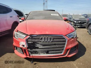 2017 Audi A3 Sedan Premium Plus with VIN WAUGUGFF2H1035794, listed as a Copart auction lot 48891635 with 64,635 mi miles and Salvage Title. Bid and sale history available at carsss.com. Image 5.
