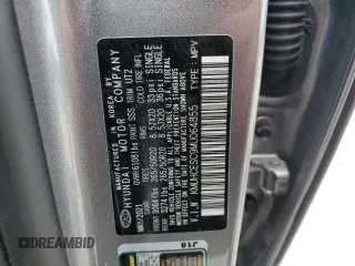 2021 Genesis GV80 with VIN KMUHCESC9MU064855, listed as a Copart auction lot 82593724 with 111,456 mi miles and Salvage title. Bid and sale history available at DreamBid. Image 15.