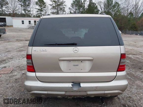 2003 Mercedes-Benz M-Class 3.2L with VIN 4JGAB54E43A383811, listed as a IAAI auction lot 41204136 with 209,327 mi miles. Bid and sale history available at carsss.com. Image 16.