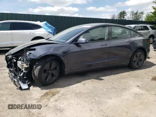 2023 Tesla Model 3 z VIN 5YJ3E1EA3PF546695, wystawiony jako Copart lot #57075155 z przebiegiem 35 871 mil mil oraz Szkoda całkowita • Salvage title. Historia ofert i sprzedaży dostępna na DreamBid. Obrazek 1.