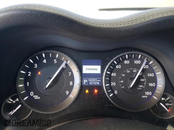 2017 Infiniti Q70 3.7 with VIN JN1BY1AP4HM741603, listed as a Copart auction lot 46548605 with 142,201 mi miles and Salvage Title. Bid and sale history available at DreamBid. Image 9.