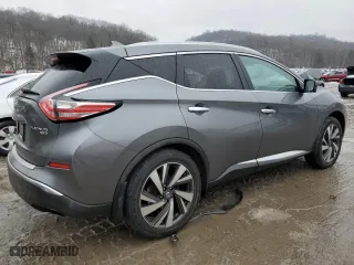 2017 Nissan Murano Platinum with VIN 5N1AZ2MH7HN122502, listed as a Copart auction lot 86491214 with 0 mi miles and Salvage Title. Bid and sale history available at carsss.com. Image 3.