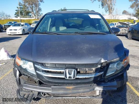 2014 Honda Odyssey LX with VIN 5FNRL5H23EB015067, listed as a IAAI auction lot 41760301 with 167,389 mi miles. Bid and sale history available at carsss.com. Image 12.