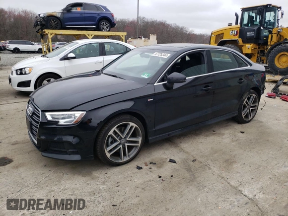 2018 Audi A3 Sedan Premium Plus with VIN WAUJ8GFFXJ1045764, listed as a Copart auction lot 47725344 with 44,943 mi miles. Bid and sale history available at carsss.com. Image 1.