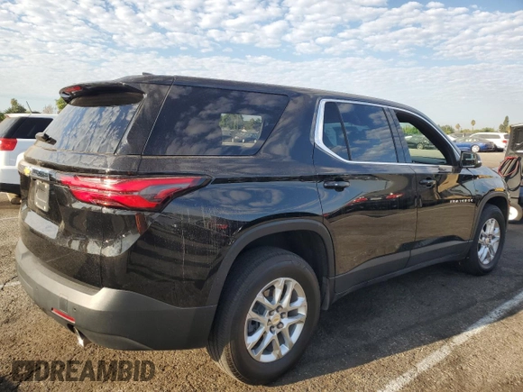 2022 Chevrolet Traverse LS with VIN 1GNERLKW2NJ130336, listed as a Copart auction lot 69991994 with 51,202 mi miles and Salvage Title. Bid and sale history available at carsss.com. Image 3.
