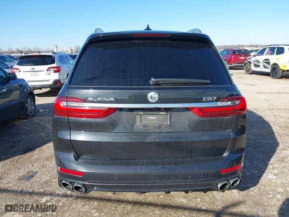 2021 BMW X7 ALPINA XB7 with VIN 5UXCX6C19M9E53570, listed as a IAAI auction lot 41421650 with 62,466 mi miles. Bid and sale history available at carsss.com. Image 16.