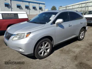 2010 Lexus RX 350 with VIN 2T2ZK1BA6AC010077, listed as a Copart auction lot 52086655 with 160,041 mi miles and Salvage Title. Bid and sale history available at DreamBid. Image 1.