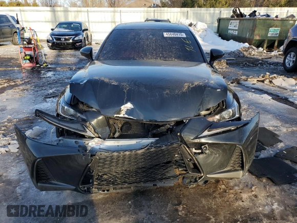2020 Lexus IS with VIN JTHG81F29L5040816, listed as a Copart auction lot 45840415 with 103,121 mi miles and Salvage Title. Bid and sale history available at carsss.com. Image 5.