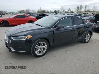 2018 Ford Fusion SE with VIN 3FA6P0HD5JR140663, listed as a Copart auction lot 52549505 with 153,294 mi miles and Clean Title. Bid and sale history available at carsss.com. Image 1.