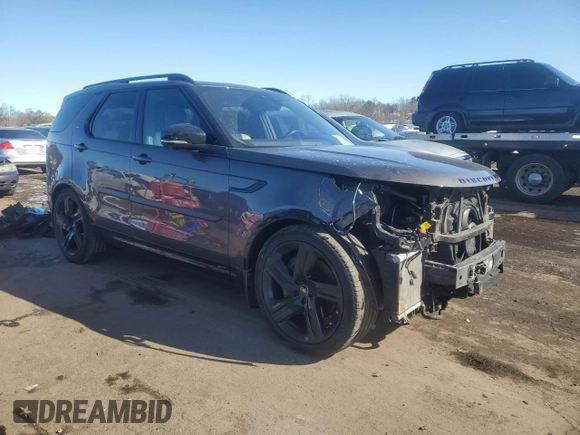 2021 Land Rover Discovery with VIN SALRM4RU1M2454205, listed as a Copart auction lot 45852435 with 55,954 mi miles and Salvage Title. Bid and sale history available at DreamBid. Image 4.