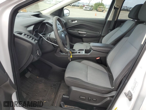 2017 Ford Escape SE with VIN 1FMCU0GD1HUE56308, listed as a Copart auction lot 50808615 with 97,780 mi miles and Salvage Title. Bid and sale history available at carsss.com. Image 7.