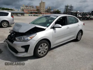 2022 Kia Rio LX with VIN 3KPA24AD2NE506127, listed as a Copart auction lot 63672404 with Not Provided miles and Salvage Title. Bid and sale history available at DreamBid. Image 1.