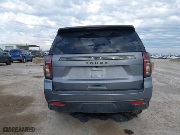 2022 Chevrolet Tahoe Z71 with VIN 1GNSKPKD2NR309121, listed as a IAAI auction lot 41352421 with 18,933 mi miles. Bid and sale history available at carsss.com. Image 16.
