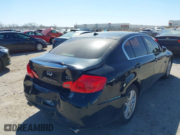 2012 Infiniti G37 x with VIN JN1CV6AR3CM674142, listed as a IAAI auction lot 41827909 with 162,290 mi miles and . Bid and sale history available at DreamBid. Image 4.