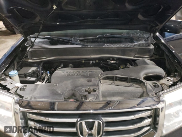2012 Honda Pilot EX-L with VIN 5FNYF4H51CB079306, listed as a Copart auction lot 46142155 with 197,404 mi miles and Salvage Title. Bid and sale history available at DreamBid. Image 14.