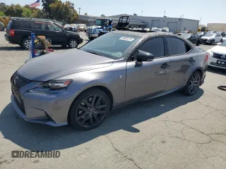 2016 Lexus IS 350 z VIN JTHBE1D23G5023991, wystawiony jako Copart lot #59902275 z przebiegiem Nie podano mil oraz Szkoda całkowita • Salvage title. Historia ofert i sprzedaży dostępna na DreamBid. Obrazek 1.