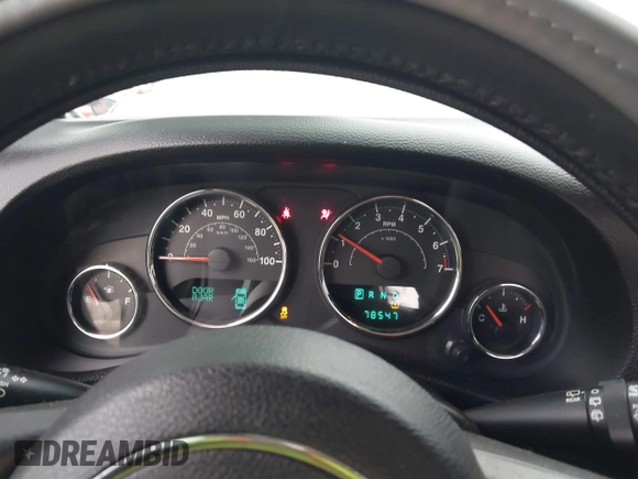 2014 Jeep Wrangler Sport with VIN 1C4AJWAG0EL265409, listed as a IAAI auction lot 41726935 with 78,547 mi miles and . Bid and sale history available at DreamBid. Image 7.