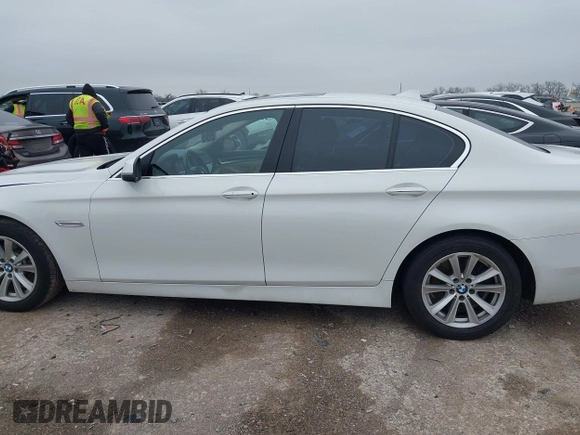 2015 BMW 5 Series 528i with VIN WBA5A5C59FD525158, listed as a IAAI auction lot 41698100 with 155,822 mi miles. Bid and sale history available at carsss.com. Image 14.